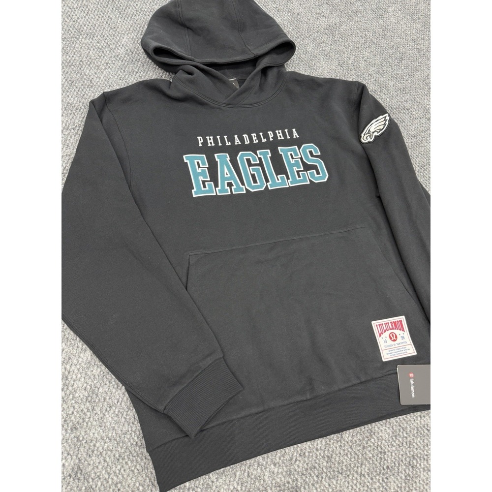 Lululemon x Philadelphia Eagles Men's Large Steady State Pullover Hoodie - New - Picture 4 of 14